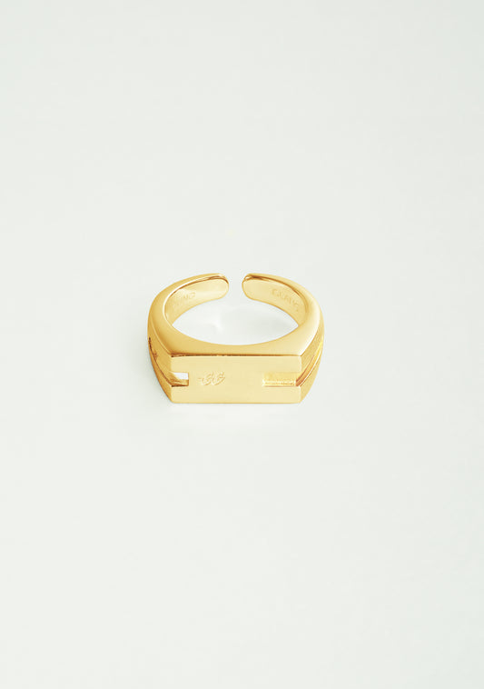 Platform Ring 18K