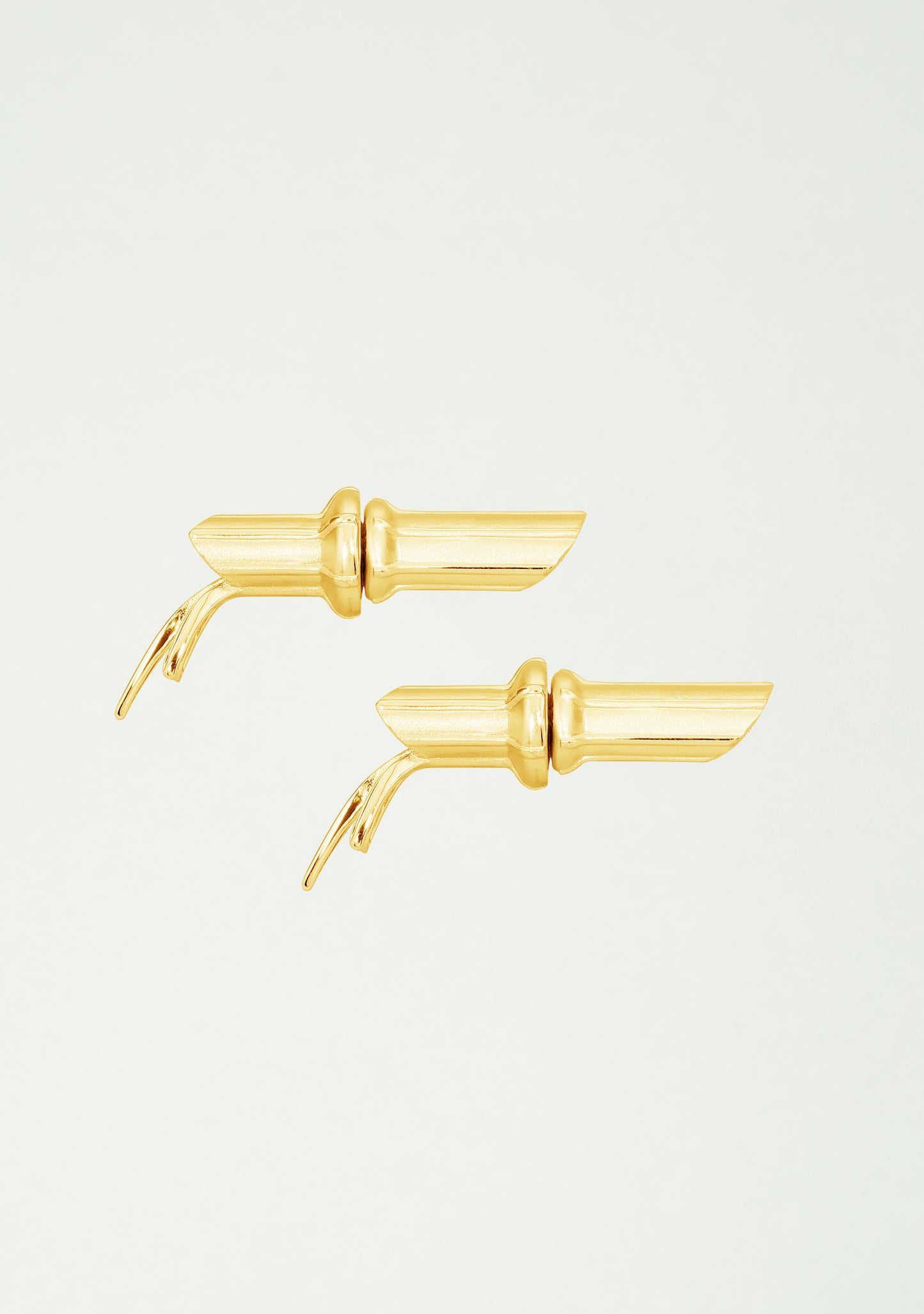 Aurora-Bambusa Studs 18k