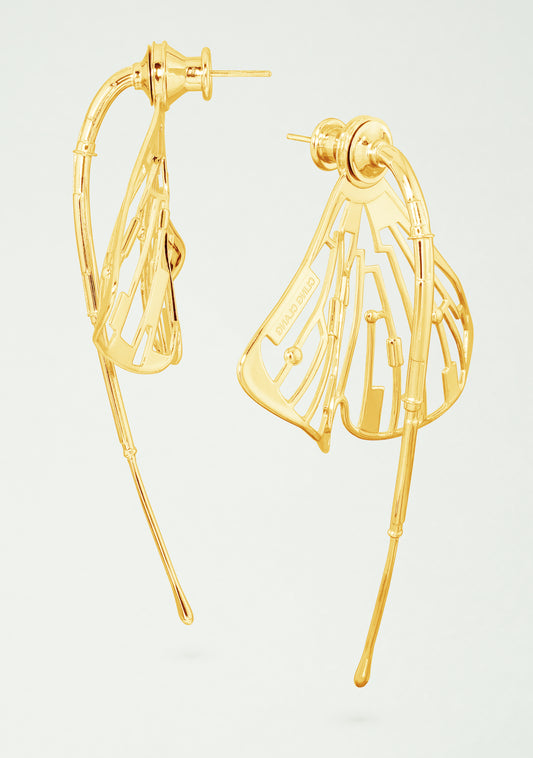 Ginko Lumin Earrings 18K