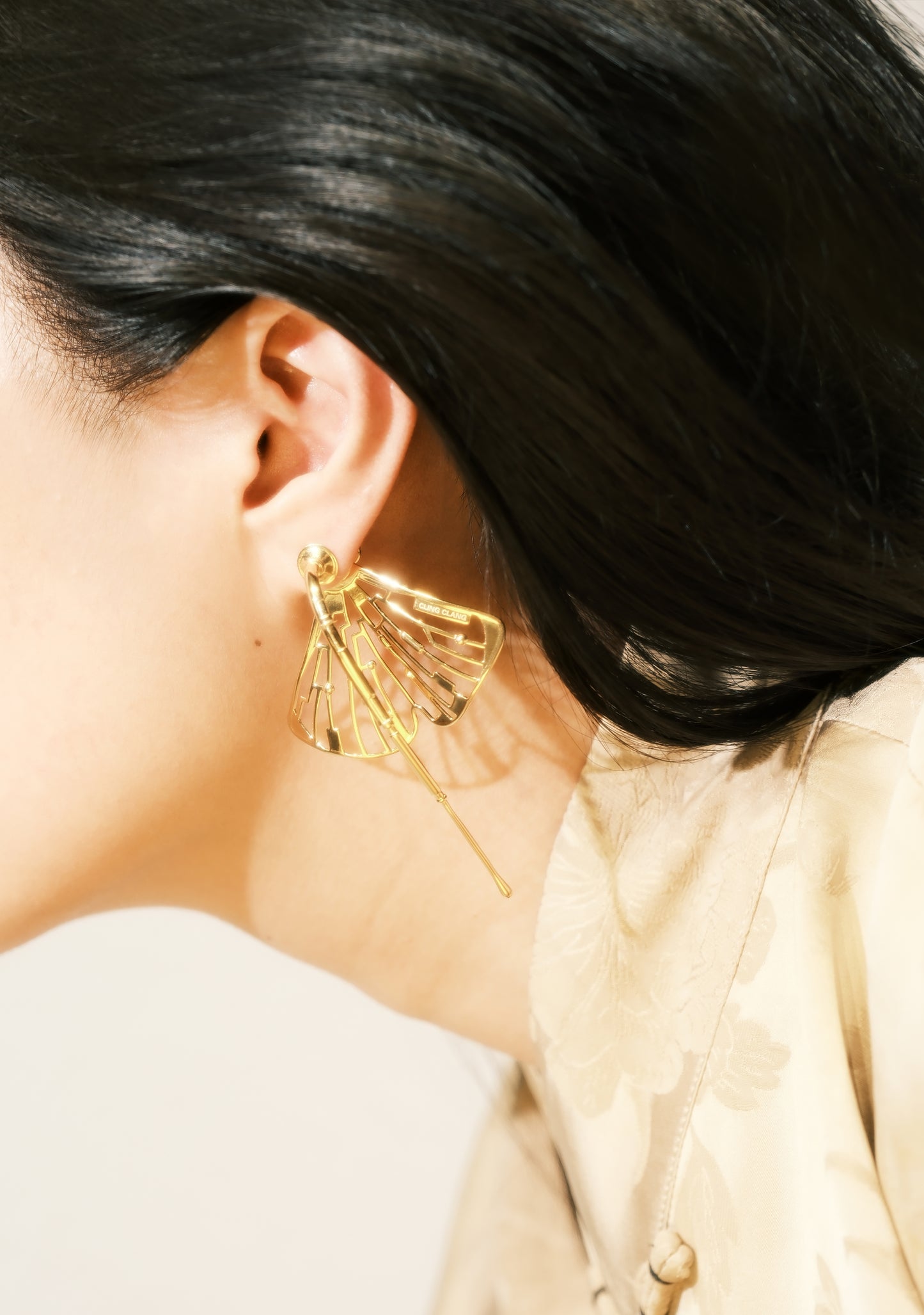 Ginko Lumin Earrings 18K